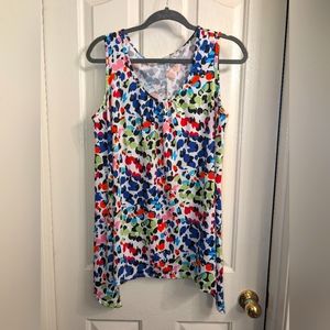 2X Colorful Animal Print Tank Top